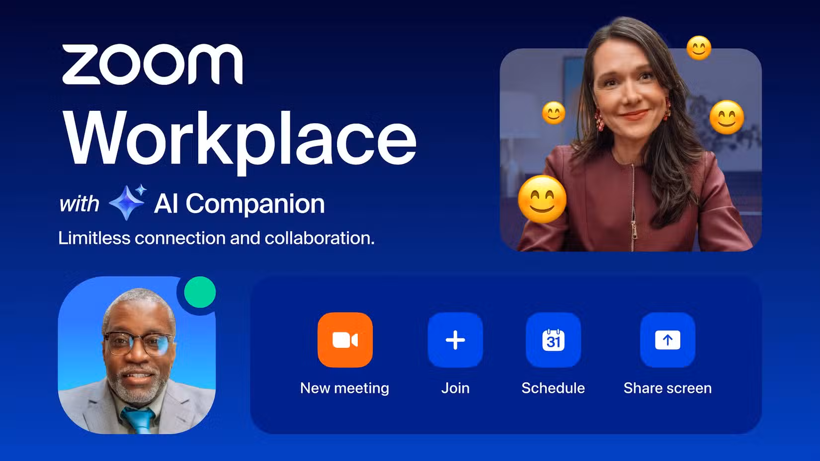 8 εφαρμογές Android Auto που δεν έχουν καμία σχέση με μουσική ή χάρτες (αλλά τις χρειάζεστε) Ένα πανό για το Zoom Workplace με το κείμενο "Zoom Workplace με AI Companion"