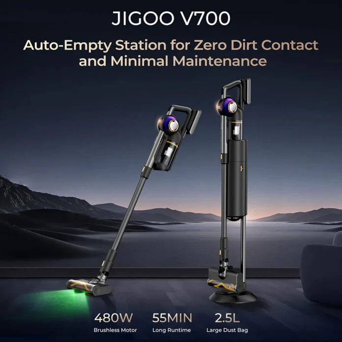 JIGOO V700: Ασύρματη σκούπα με βάση σε ιστορικό χαμηλό! JIGOO V700: Ασύρματη σκούπα με βάση σε ιστορικό χαμηλό!