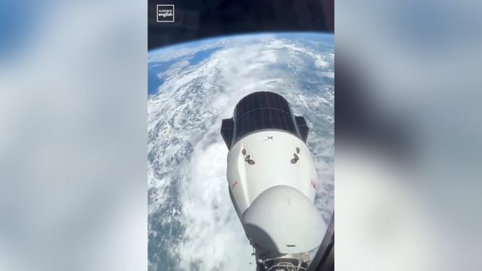 «Το σκάφος Dragon συγχωνεύθηκε με τον Διεθνή Διαστημικό Σταθμό» «Το σκάφος Dragon συγχωνεύθηκε με τον Διεθνή Διαστημικό Σταθμό»