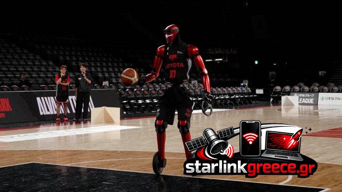 Ρομπότ μπάσκετ με AI: Αυτόματη ντρίμπλα και βολές