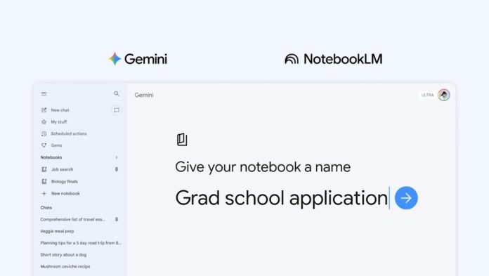 Ανακαλύψτε το NotebookLM στην εφαρμογή Gemini της Google!