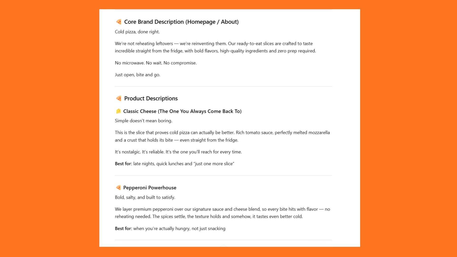 Περιγραφές Προϊόντων