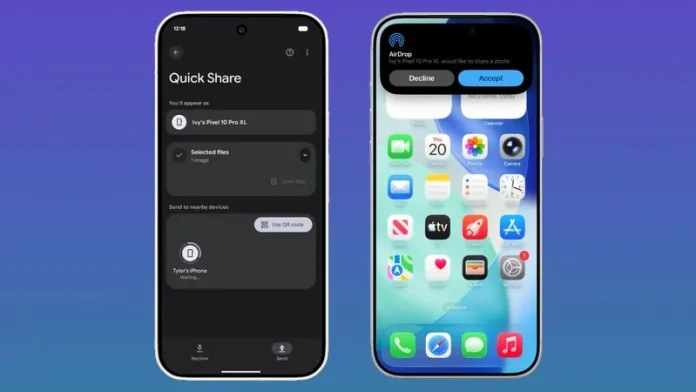 «Διευκόλυνση κοινής χρήσης αρχείων Android & iPhone από Google»