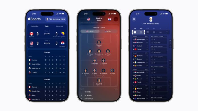 Apple Sports συμμετέχει στο Παγκόσμιο Κύπελλο Apple Sports συμμετέχει στο Παγκόσμιο Κύπελλο