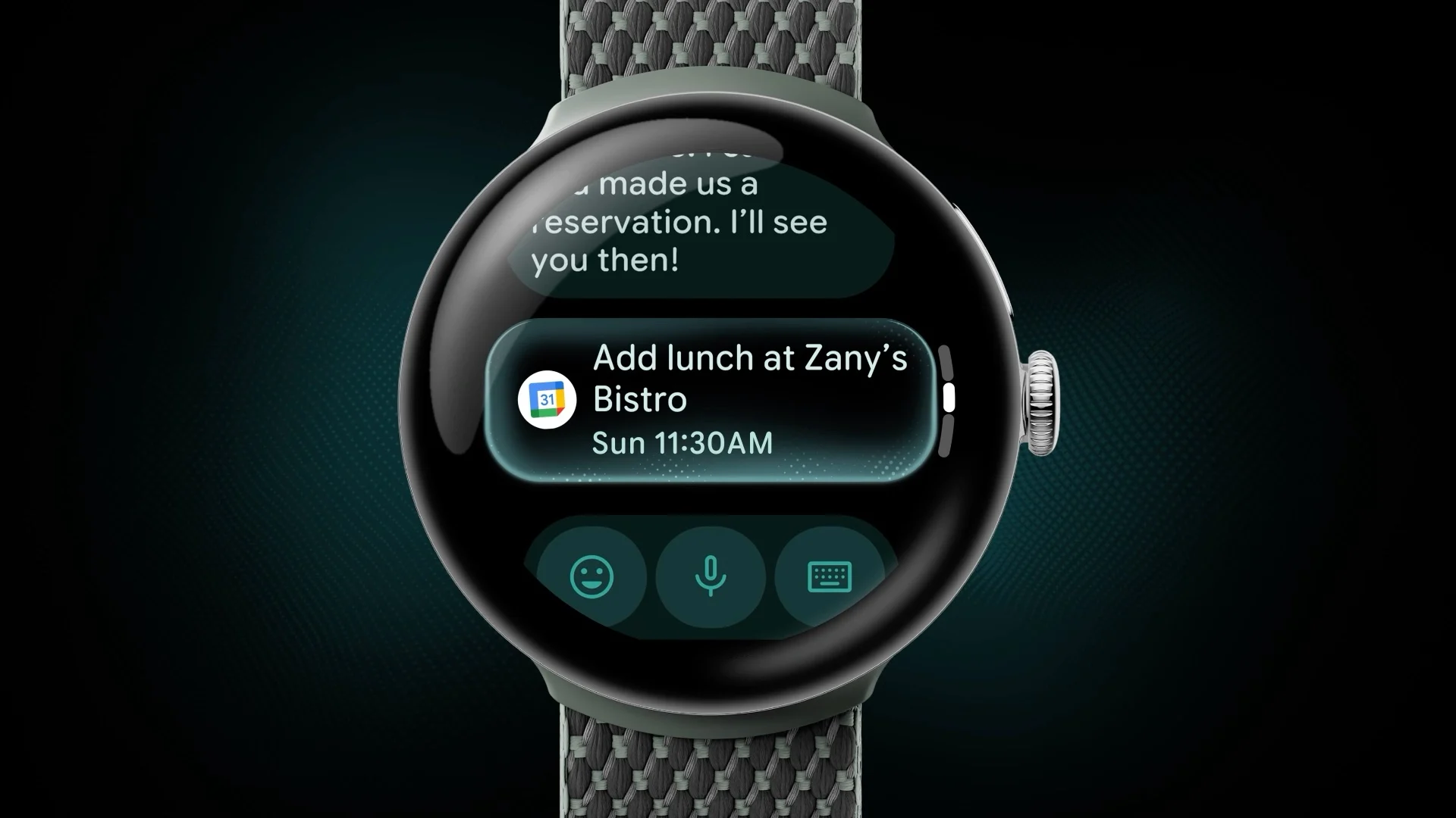 Γραπτά μηνύματα στο Wear OS που υποστηρίζονται από το Gemini Intelligence