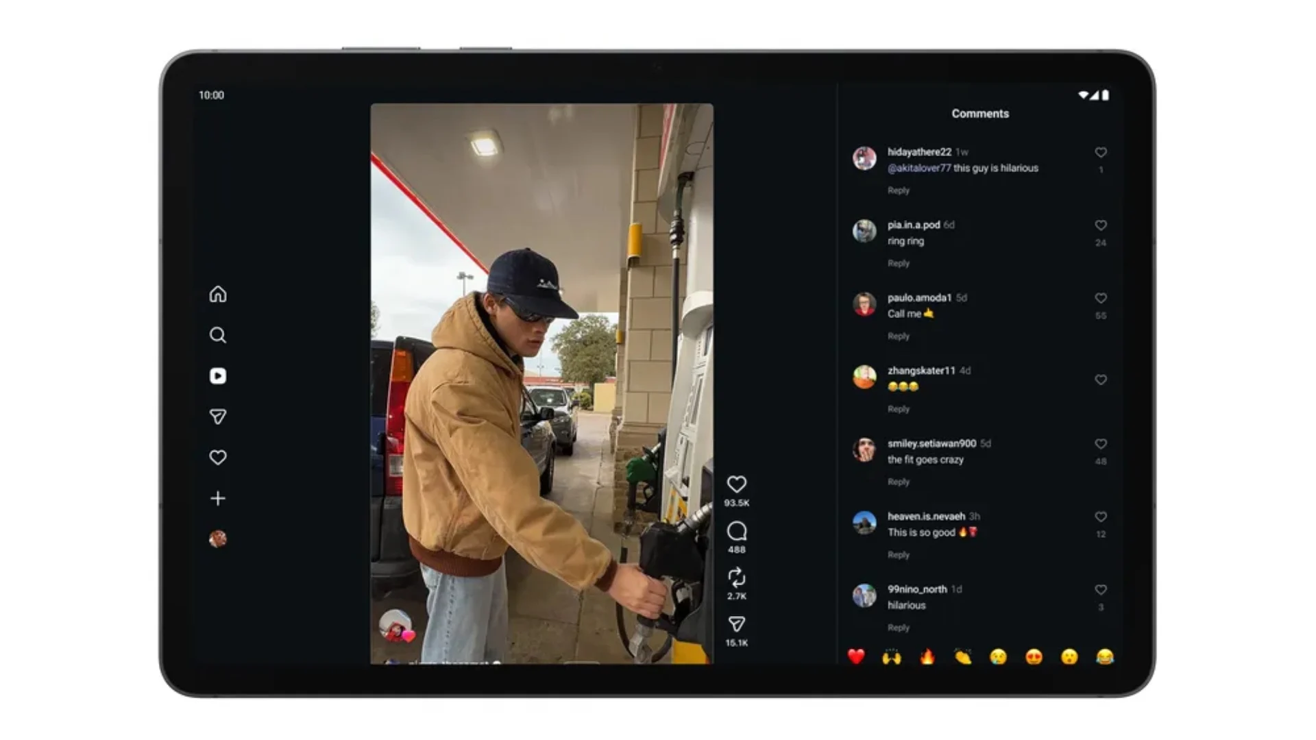 Εφαρμογή instagram πτυσσόμενο tablet βελτιστοποιημένο για android 17