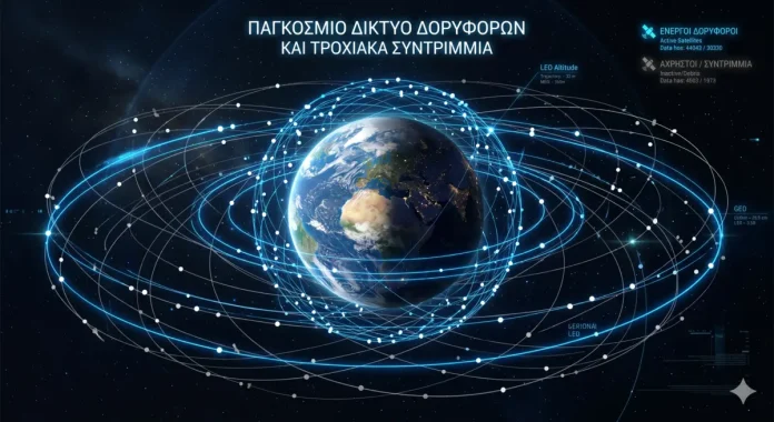 Σχεδόν τα μισά αντικείμενα σε τροχιά γύρω από τη Γη είναι διαστημικά σκουπίδια Σχεδόν τα μισά αντικείμενα σε τροχιά γύρω από τη Γη είναι διαστημικά σκουπίδια