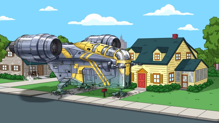 Crossover Family Guy και Star Wars: Mandalorian & Grogu