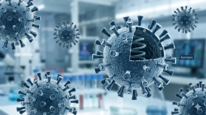 Τρισδιάστατη απεικόνιση ιού hantavirus