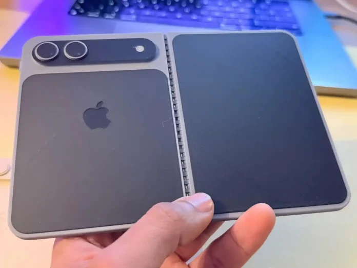 iPhone Fold: Το πρώτο αναδιπλούμενο iPhone έρχεται το 2026 — και αυτό που ξέρουμε ήδη θα σε εντυπωσιάσει Render του iPhone Fold 2026 ανοιχτό
