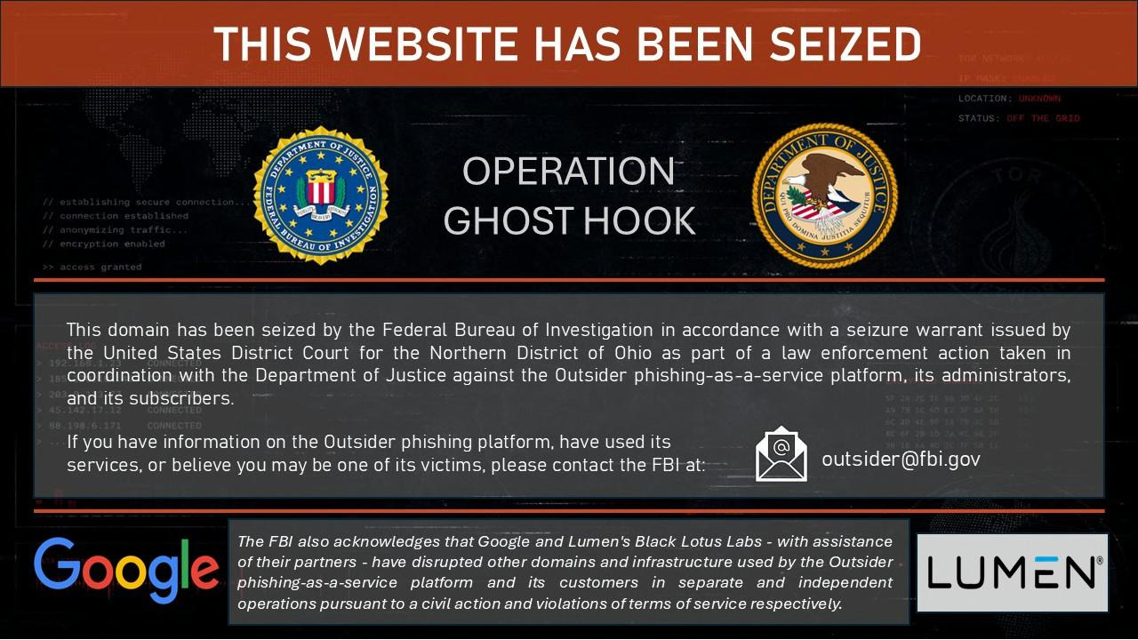 Κατάσχεση ιστότοπου από το FBI
