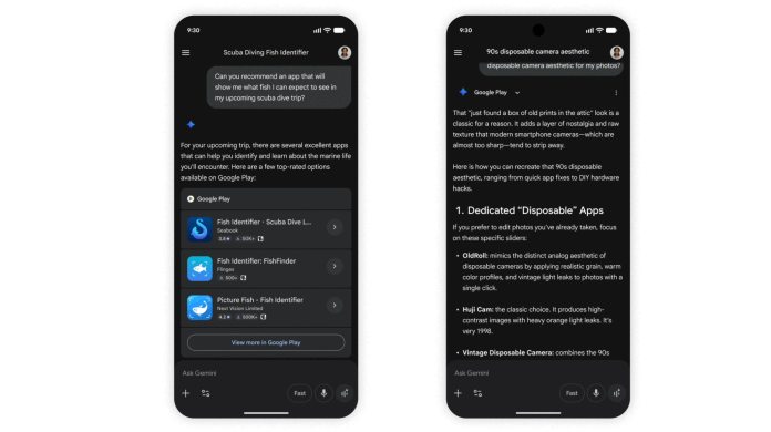 Νέο πρόσθετο Gemini τώρα διαθέσιμο στο Google Play