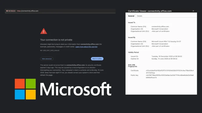 Προειδοποίηση από Microsoft λόγω λήξης πιστοποιητικού τοποθεσίας Προειδοποίηση από Microsoft λόγω λήξης πιστοποιητικού τοποθεσίας