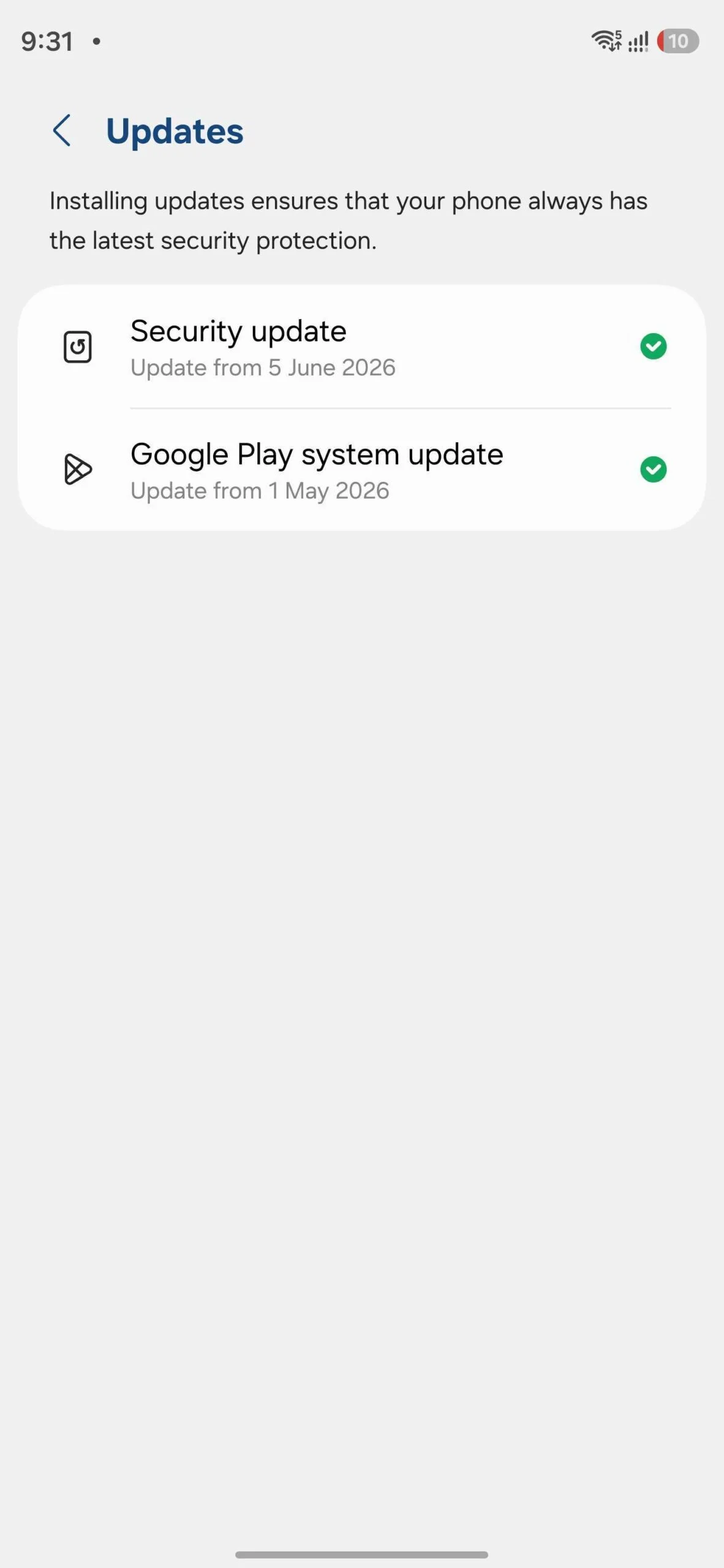 Νέα ενημέρωση του συστήματος Google Play