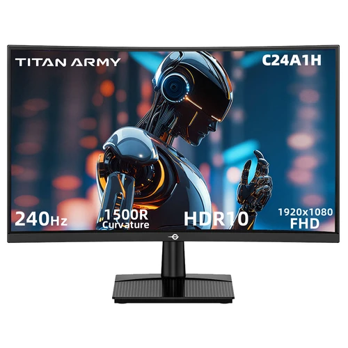 TITAN ARMY C24A1H: Οικονομικό gaming monitor 24″ 240Hz κύρτο TITAN ARMY C24A1H: Οικονομικό gaming monitor 24" 240Hz κύρτο