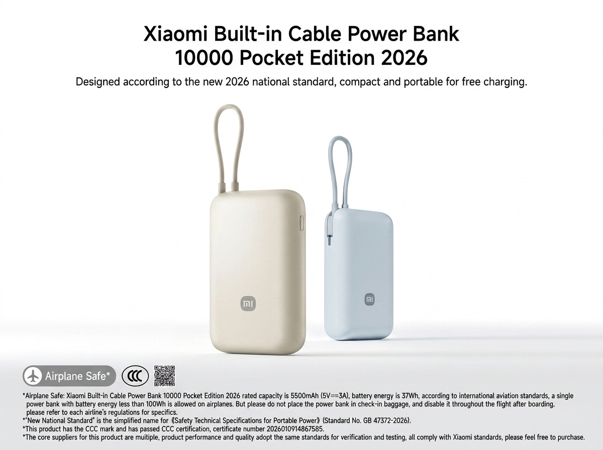 Xiaomi 10000mAh Pocket Edition Power Bank 2