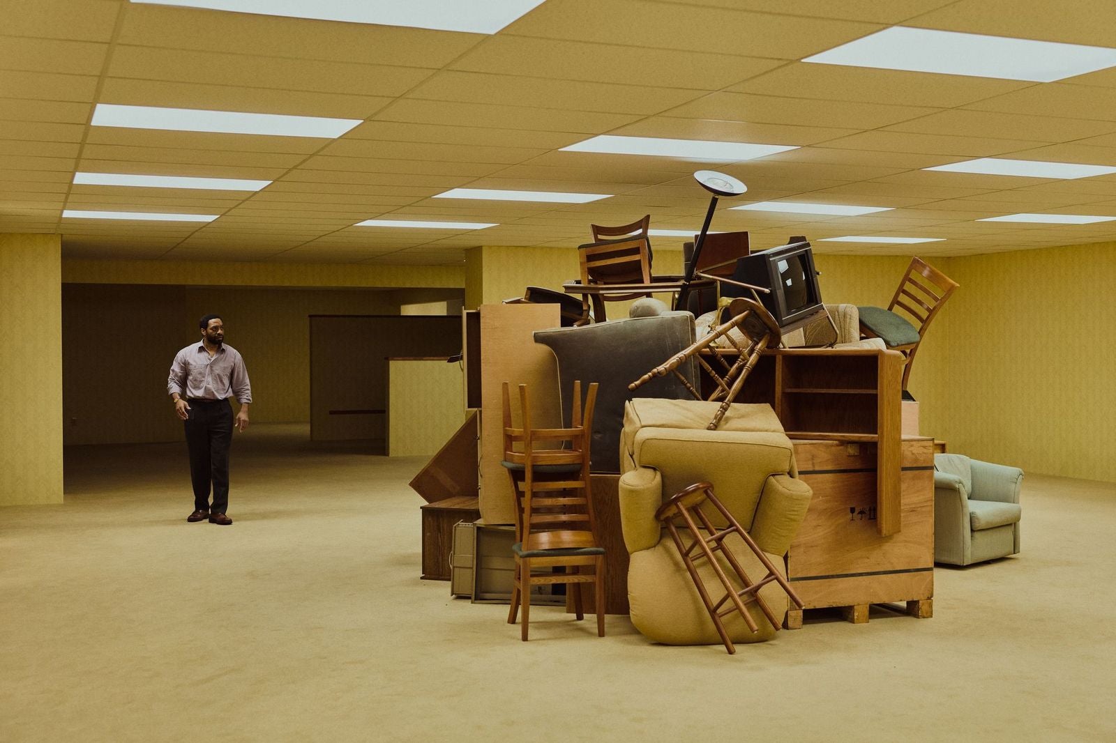 Backrooms Film Scene