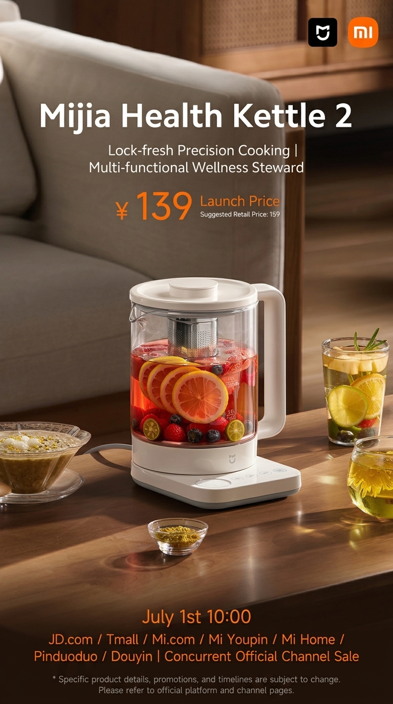 Η Xiaomi λανσάρει το Mijia Health Pot 2