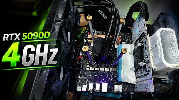 «NVIDIA GeForce RTX 5090D: Πρώτη GPU Blackwell πάνω από 4 GHz» «NVIDIA GeForce RTX 5090D: Πρώτη GPU Blackwell πάνω από 4 GHz»