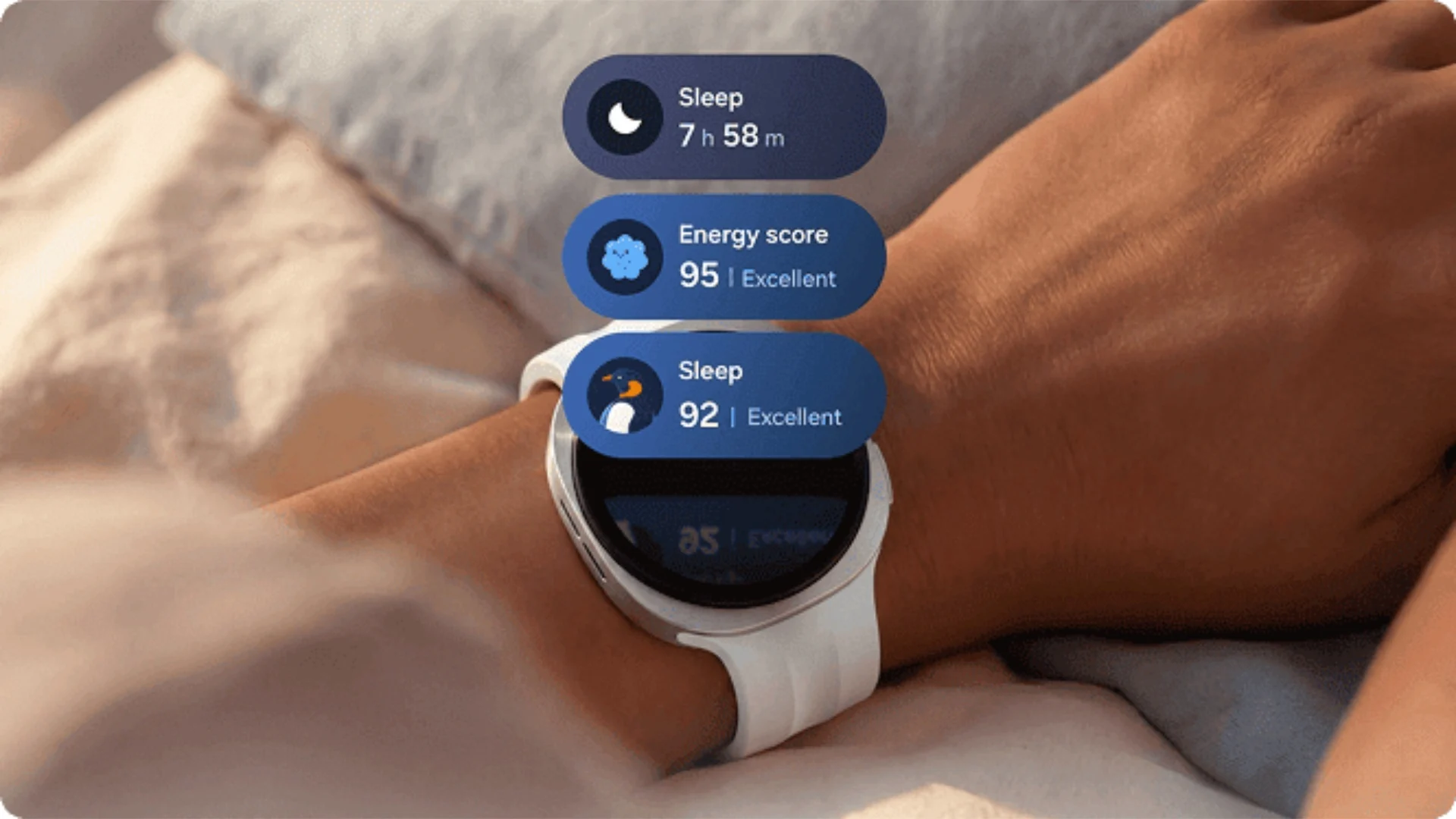 Βαθμολογία ενεργειακής ύπνου Samsung Galaxy Watch 9