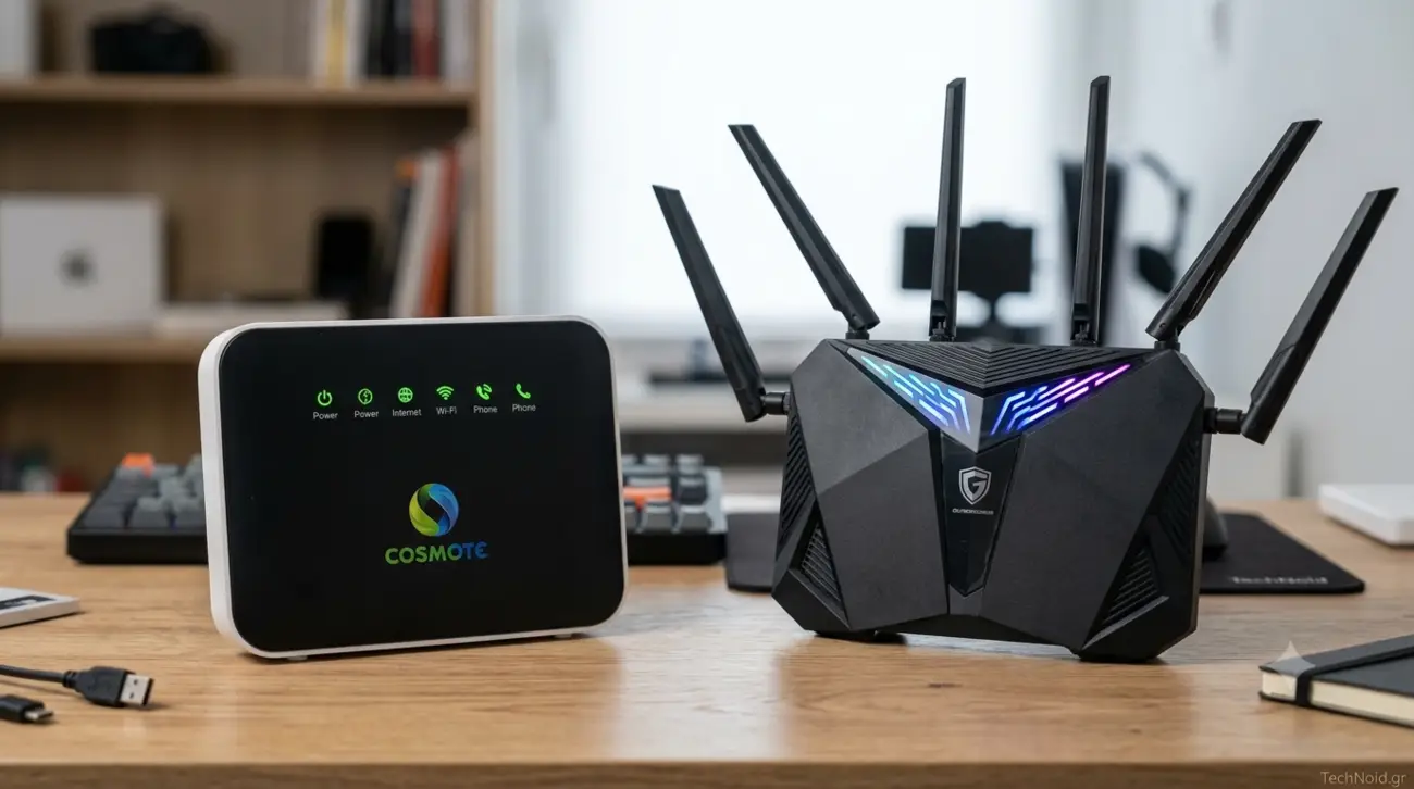 Σύγκριση router παρόχου και ιδιόκτητου router
