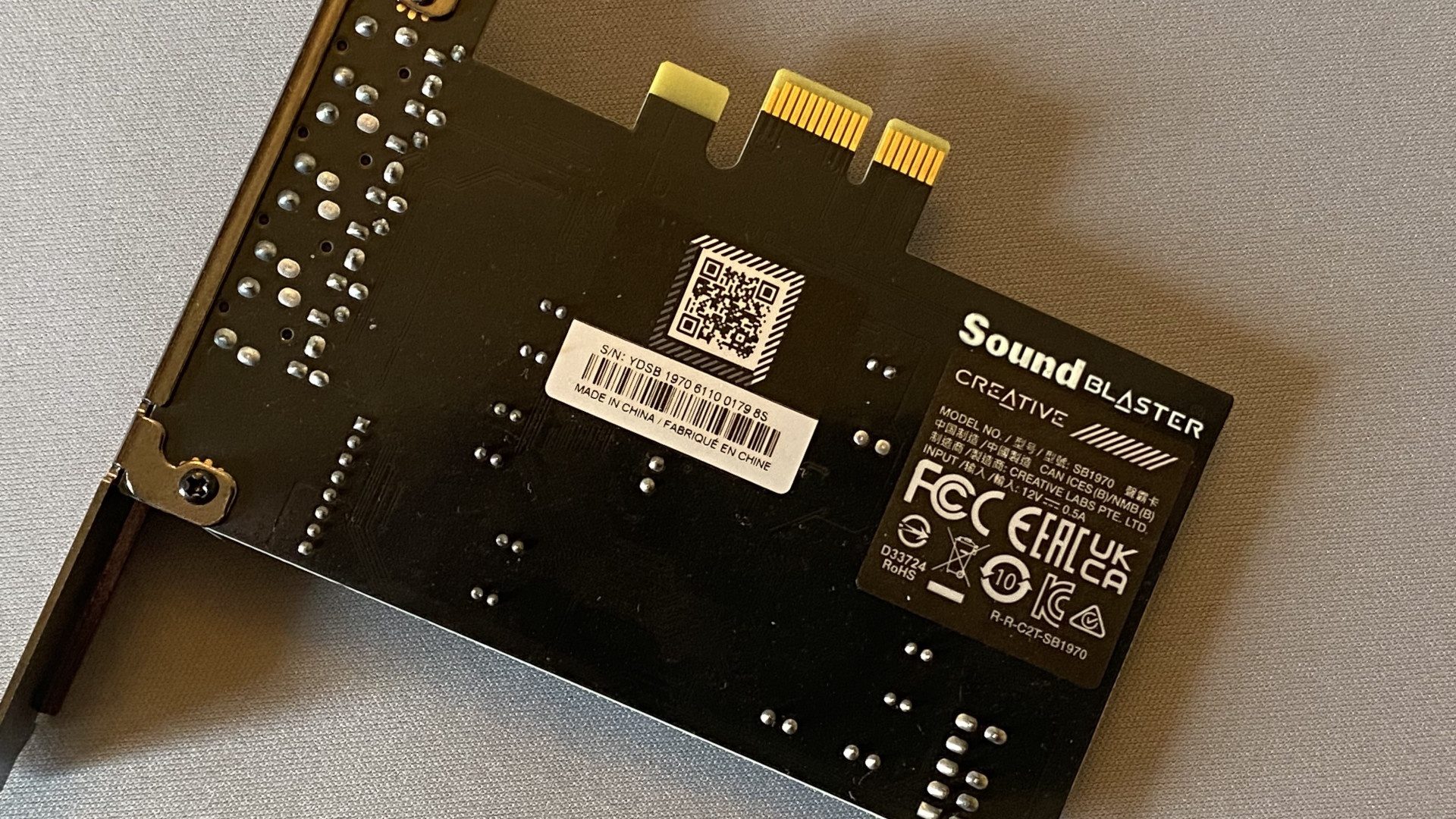 Creative Sound Blaster Audigy Fx Pro Back