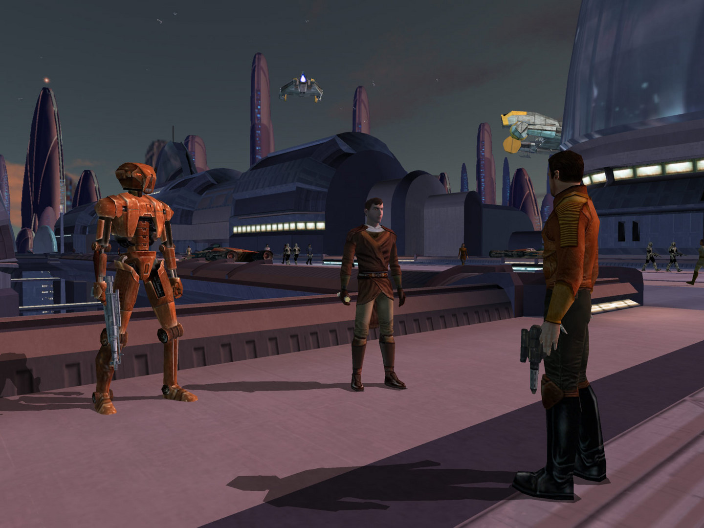 Knights of the Old Republic game scene