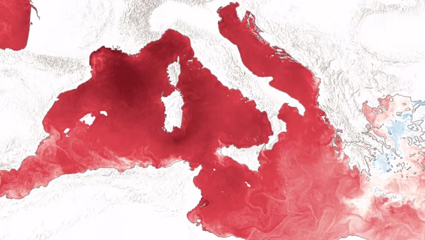 «ESA: Κόκκινη Μεσόγειος – Θερμά Κύματα θαλάσσης» «ESA: Κόκκινη Μεσόγειος - Θερμά Κύματα θαλάσσης»