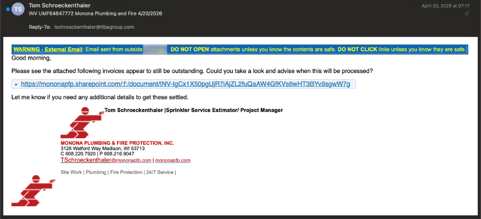 ARToken email phishing