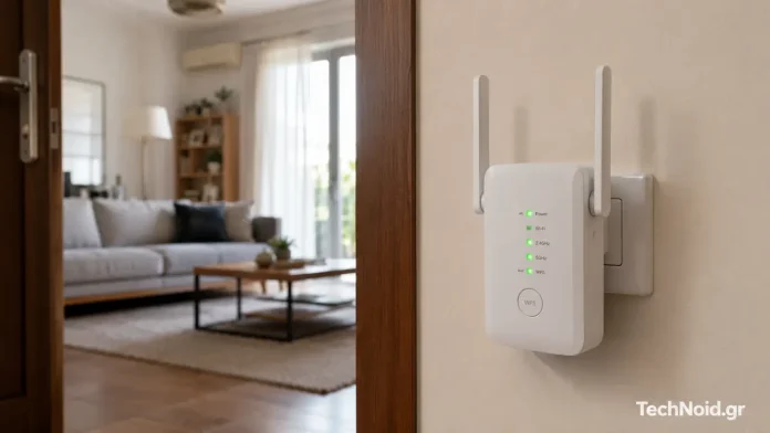 Wi-Fi extender σε πρίζα ελληνικού σπιτιού