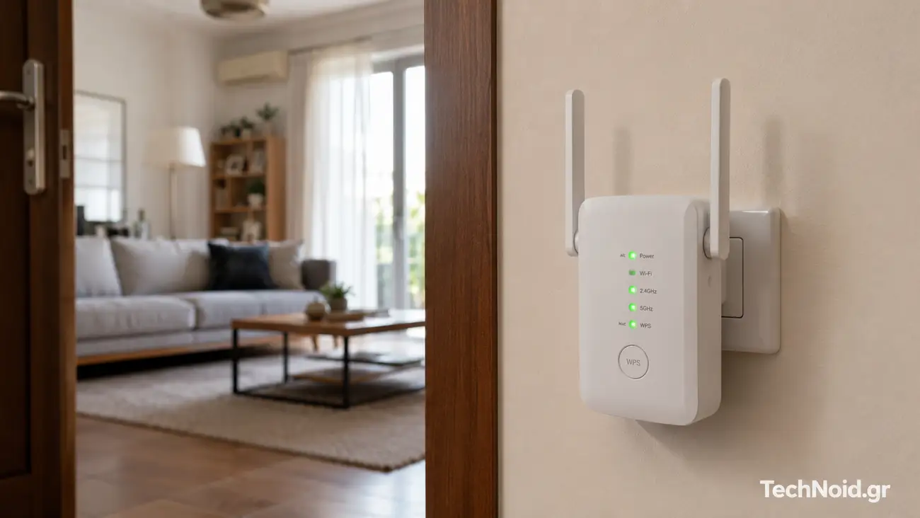 Αγόρασες Wi-Fi Extender για Κάλυψη; — Πήρες και Μισή Ταχύτητα Μαζί Wi-Fi extender σε πρίζα ελληνικού σπιτιού