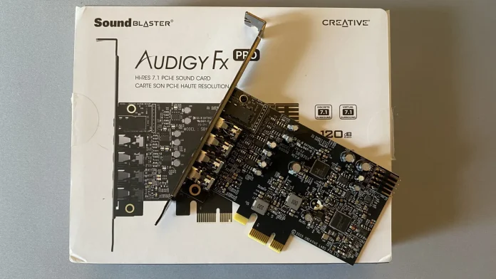 Ανασκόπηση Creative Sound Blaster Audigy Fx Pro: Απόδοση και Χαρακτηριστικά Creative Sound Blaster Audigy Fx Pro Review