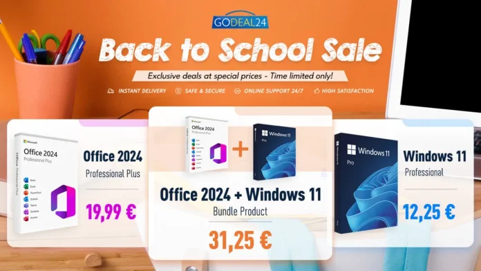 Windows 11 Pro & Office 2024 Pro: Πακέτο Back to School μόνο με 22€ Windows 11 Pro & Office 2024 Pro: Πακέτο Back to School μόνο με 22€