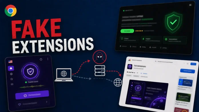 Fake Chrome VPN: 737 επεκτάσεις χακάρουν το browser traffic