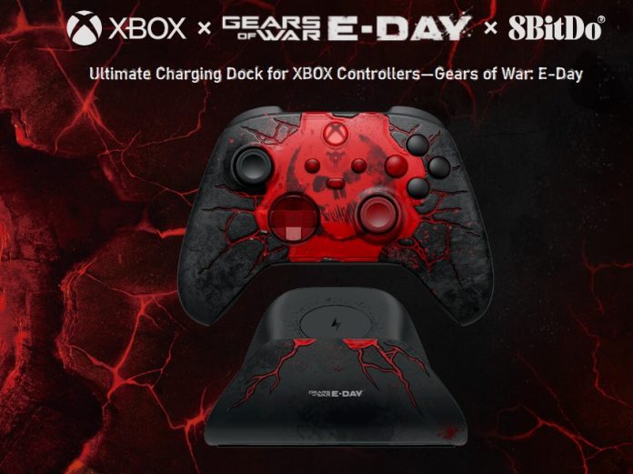 Gears of War Βάση Φόρτισης 8BitDo για Xbox με Μπαταρία