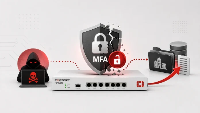 Gunra Ransomware: Κενό Fortinet παρακάμπτει MFA & κλέβει δεδομένα Gunra Ransomware: Κενό Fortinet παρακάμπτει MFA & κλέβει δεδομένα