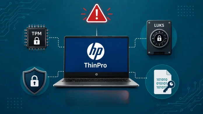 Κενό ασφαλείας HP ThinPro: Διαρροή κλειδιών LUKS Κενό ασφαλείας HP ThinPro: Διαρροή κλειδιών LUKS