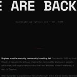 Bugtraq: Η θρυλική λίστα cybersecurity επιστρέφει δυναμικά