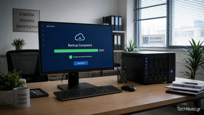 Πώς μια μικρή επιχείρηση χτίζει backup στρατηγική που πραγματικά σώζει τα δεδομένα της