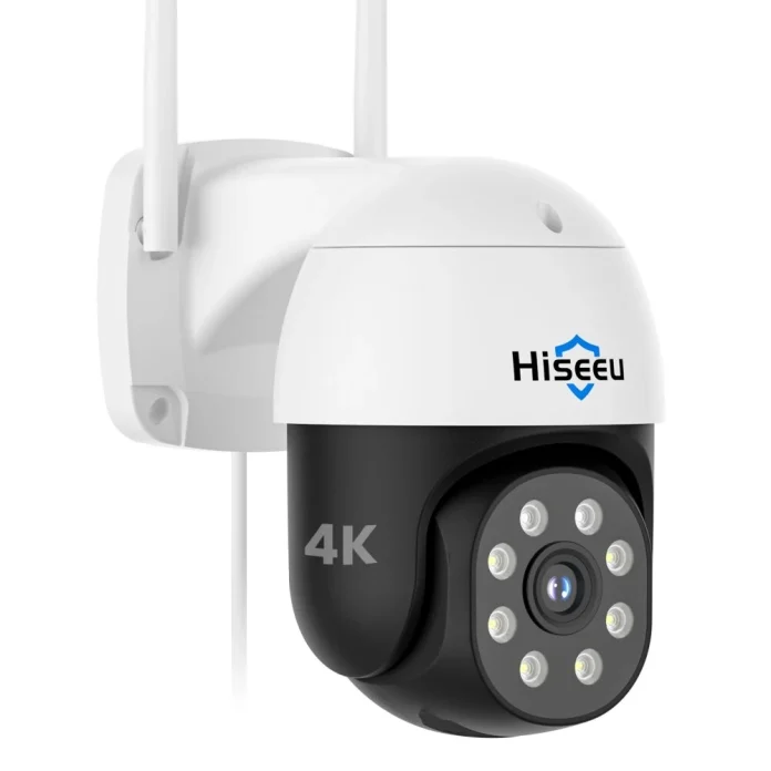 Hiseeu WHD308B 4K Κάμερα: Dual Band WiFi & PTZ Λειτουργία Hiseeu WHD308B 4K Κάμερα: Dual Band WiFi & PTZ Λειτουργία
