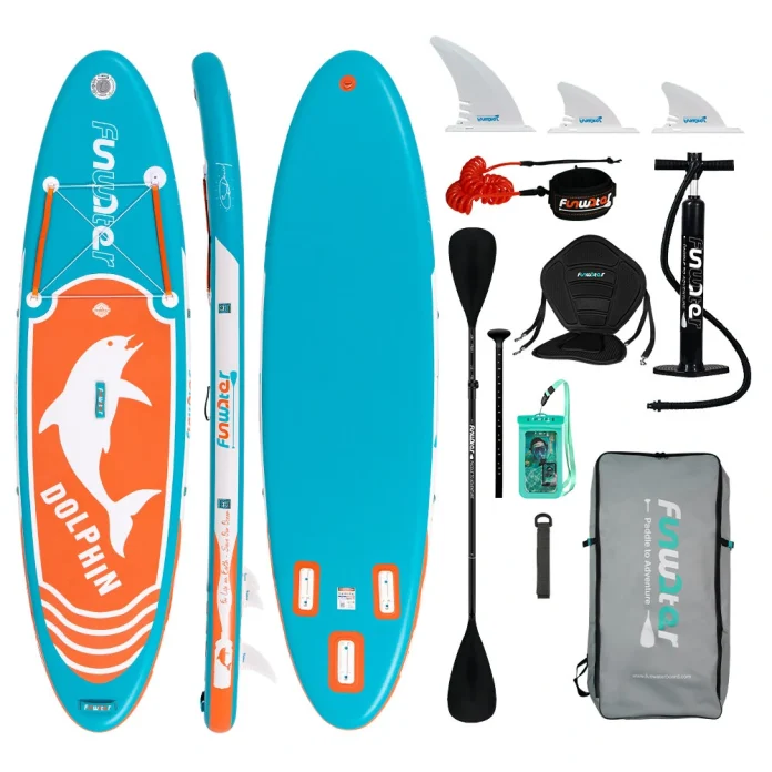 FunWater SUP 320cm: Μετατρέπεται σε καγιάκ για καθιστή πλεύση FunWater SUP 320cm: Μετατρέπεται σε καγιάκ για καθιστή πλεύση