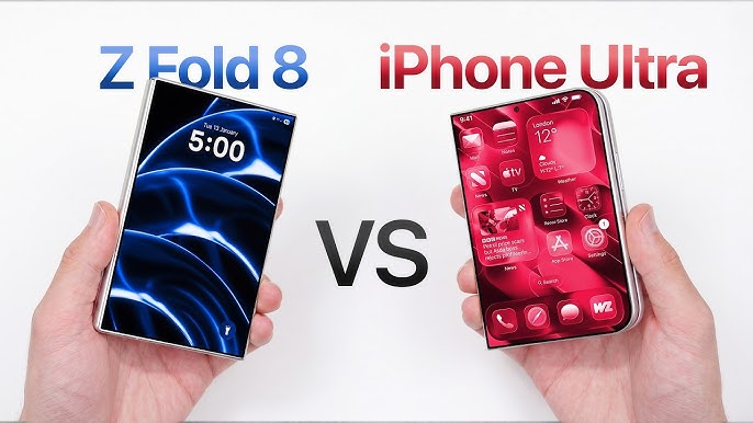 iPhone Ultra ή Galaxy Z Fold 8; Τα 3 σημεία που αλλάζουν το παιχνίδι iPhone Ultra ή Galaxy Z Fold 8; Τα 3 σημεία που αλλάζουν το παιχνίδι
