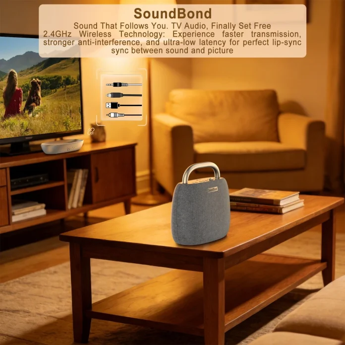 SoundBond A108: Ηχείο Τηλεόρασης 20W που γίνεται Φορητό Bluetooth
